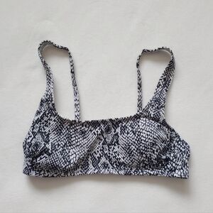 Xhilaration▪️Snakeskin Bikini Top